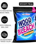 Top Shelf Oxalic Acid Wood Bleach One Pound Powder Formula in 16 oz package for deep wood cleaning and stain removal.