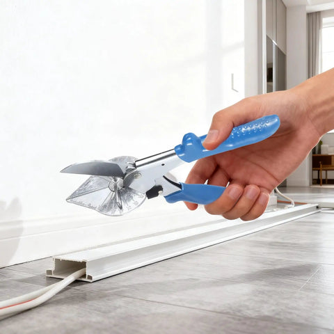 Using Adjustable Angle Miter Shear With SK5 Cutting Head Delivers Sharp Clean 45 To 135 Degree Cuts Large 1.97 Inch Opening Multi Angle Wire Duct Cutter.