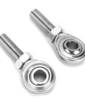 High Octane Stainless Steel Heim Joints Two Pack Universal Right Hand Tie Rod Ends, 1/2in ball, durable metal construction.