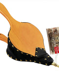 Heavy Duty 19 Inch Fireplace Bellows For Home And Camp, Large wood fire blower with hanging strap and zinc nozzle.
