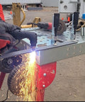 12 Pack Welding Table Fixture Pins Five Eighths By One By One Point Five Inches Aluminum Quick Setup Fixturing Kit used on welding table