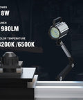 Led Lathe And Drill Press Work Light With Flexible Arm Waterproof 18W in workshop setting
