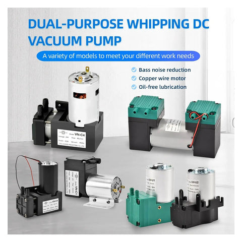 Heavy Duty 12V Or 24V Electric Diaphragm Vacuum Pump With Automatic Control For Negative Pressure Fluid Transfer And Sewage Suction Super Reliable Performance For Various Industrial Tasks