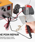 Using a 30A Handheld Jewelry Spot Welder For Gold Silver Platinum And Steel Pro Grade Pulse Arc Welder Machine