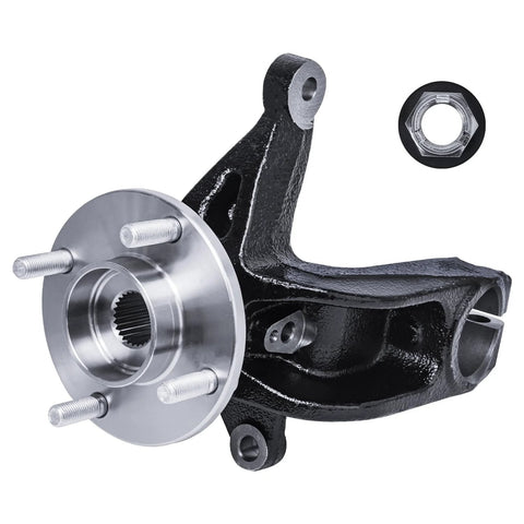 Front Right Steering Knuckle And Wheel Hub Bearing Assembly For Ford Focus 2006 2007 2008 2009 2010 2011 Passenger Side Replacement