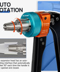 Killer PEX Expansion Tool Kit For F1960 ProPEX Systems with indexed auto rotating head close-up
