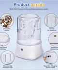 Grab And Go Portable Mini Washing Machine Usb Rechargeable Compact Drum, featuring powerful motor and waterproof design for tiny laundry.