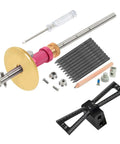 Spot On Accurate Dovetail Jig Wheel Marking Gauge With Micro Tweaks For Woodworking Scribing and Depth Check with tools and parts.