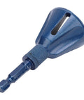 Heavy Duty Helical Chamfer Tool With 1/4 Inch Hex Shank And Solid Tungsten Steel Build for fast deburring and edge bevels.