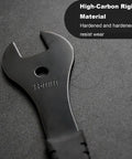 Ultra Slim Cone Wrench Set For Bicycles With Extra Narrow Jaws For Wheel Hub Cones And Axle Nuts Road And MTB Use 4 Piece Kit For Tight Cones And Quick Adjustments showing high-carbon material detail