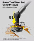 Cordless Electric Spin Scrubber With Extendable Handle And Adjustable Angle Smart Display No Fuss Cleaning IPX7 Waterproof