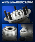 Rear Wheel Bearing And Hub Assembly For Subaru Outback 2015-2021, Forester 2019, Legacy 2015-2021, Ascent 2019-2021, WRX 2015-2019, WRX STI 2015-2016 And 2019, 5 Lug, Direct Fit Replacement, 512536 Compatible displayed in detail