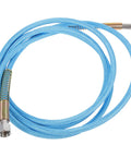 Blue high temperature steam hose for steam irons replacement and heavy duty high pressure tubing ideal for manufacturing and home use