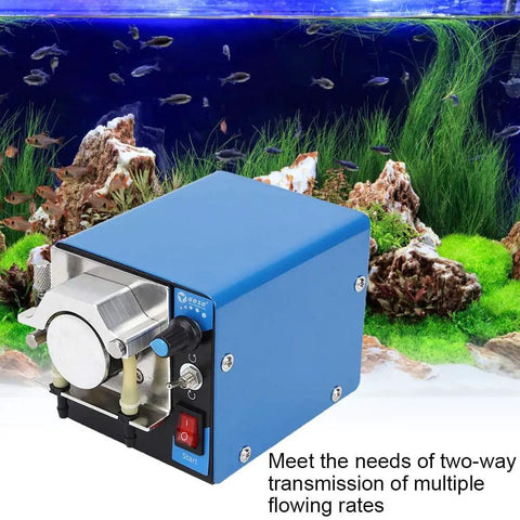 Peristaltic Liquid Pump With Adjustable Speed And Two Way Flow For Lab Dosing And Vacuum Applications Durable Hose Pump With Silicone Tubing Strong Suction And Precise Fluid Transfer