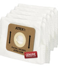 Top Notch HEPA Replacement Filters For Backpack Vacuums, 5 Pack, White, showing stack of white filters with cardboard collar