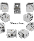 2 Pack 2020 Series Aluminum Extrusion Pivot Joint Connectors With Handles For 20x20 And 6mm T Slot Rails Die Cast Zinc Alloy Built For Easy Modding And DIY Frame Builds Heavy Duty Linkage For Custom Creations, different faces
