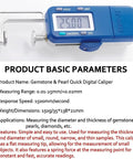 Jewelry-Making Digital Caliper,25mm Range,0.01mm Precision Thickness Gauge displaying 25mm measurement on digital screen.
