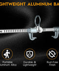 Portable Aluminum Horizontal Sliding Beam Anchor For Construction Safety Adjustable I Or H Beam Clamp With Carry Bag No Sweat Setup, showing lightweight aluminum bar.