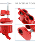 Lightweight One Half Inch Quick Release Pipe Clamp For Woodworking Red Carpenter Clamp For Gluing And Assembly