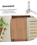 Hidden Door Pivot Hinges Stainless Steel 1 Pair Concealed Hinges for Secret Bookcase Doors auto close mechanism, installed view