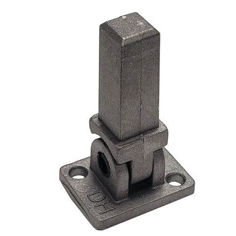 Swivel Baluster Connector For Half Inch Square Balusters, Adjustable Aluminum Structural Mount With Screws