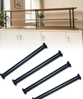 Heavy Duty Shelf Support Brackets For Cabinets And Closets Solid Wood Board Reinforcement Built Tough Kickin Rack Rods for closet storage