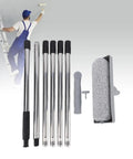 Adjustable Paint Roller Featuring Built In Splatter Guard For Ceilings And Walls No Fuss Long Reach Handle with steel poles and fiber roller.