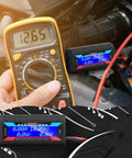 Two Pack 200A High Precision Watt Meter Power Analyzer And Battery Consumption Monitor With Dope Backlit LCD Display shown.