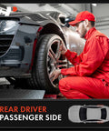 Mechanic installing Rear Wheel Bearing and Hub Assembly on Dodge Charger
