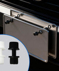 Durable Nylon License Plate Screws Bolts Nuts Kit For Motorcycle And Bike Frame No Tools Needed Quick And Easy Install
