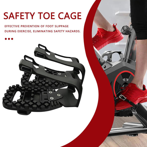 Pedal Cages For All Exercise Bikes With Stainless Hardware And Tool Free Sneaker Switching Peloton Compatible No More Shoe Swaps For Bootcamp Yoga Flow Family Rides And Quick Transitions
