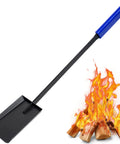 28 Inch Fireplace Shovel For Fire Pit And Indoor Hearth Pro Grade Heavy Duty Ash And Ember Scoop Charcoal Shovel Iron Garden Tool Long Handle