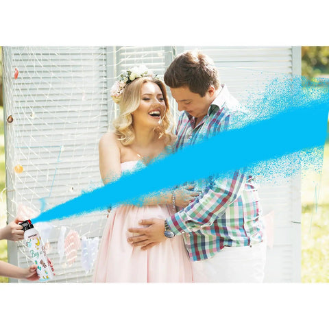 Heavy Duty Gender Reveal Smoke Shooters Blast Hella Vivid Blue Clouds Up To Ten Feet High Biodegradable Formula Guaranteed To Make Your Little One Reveal Totally Dope At Every Backyard Bash