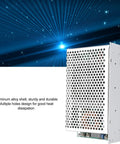 Beefy DC To DC Converter Module With Adjustable Voltage Regulator features aluminum alloy shell and multiple holes for effective heat dissipation.