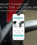 Easy Plug In Level 1 Portable EV Charger For Tesla 120V 15A With 16 Ft Cord, WiFi control via Lectron app interface on phone