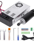 500W Air Cooled Spindle Motor Kit ER11 12000 RPM For DIY Engraving And Router Projects Brushed High Speed Spindle components