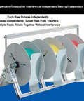 Heavy Duty Steel Wire Spool Rack And Cable Dispenser For Organized Workbench Industrial Grade Wire Organizer That Holds Multiple Spools Durable Cable Caddy For Electrical And Industrial Use Superior Strength Storage Solution Style 2