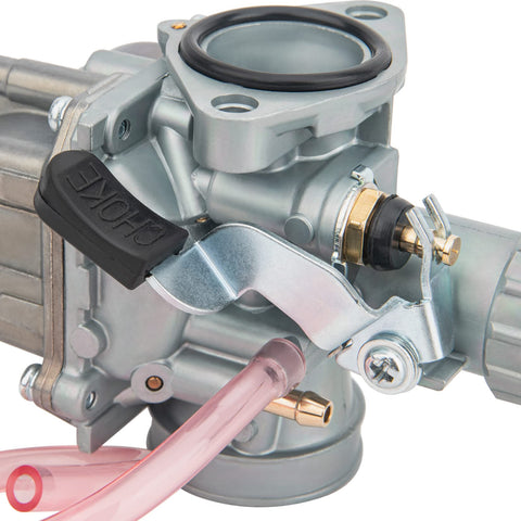 Close-up of carburetor with air filter intake 26mm for 110cc 125cc 140cc dirt bikes pit bikes Lifan YX Zongshen XR50 CRF70 KLX BBR Apollo