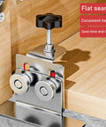 Adjustable Stainless Steel Cabinet Door Alignment Jig Tool For Pro Grade Precise Installations showcasing heavy duty locator.