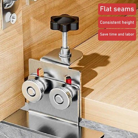 Adjustable Stainless Steel Cabinet Door Alignment Jig Tool For Pro Grade Precise Installations showcasing heavy duty locator.