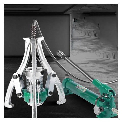 Split Hydraulic Puller 5 To 20 Ton Heavy Duty Universal 2 Or 3 Jaw Bearing And Pulley Separator With 360 Degree Rotating Pump Head