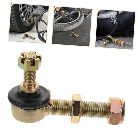 Close-up of Off Road Ball Joint Kit For ATVs And Go Karts with threaded rod and metal nut