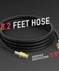 Argon CO2 Regulator For MIG TIG Welding With Dual Gauges Dope PSI Range Zero To Four Thousand CGA580 Inlet Eight Point Two Feet Hose