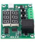 Digital Temperature Controller With Double Display And 12V 10A Relay Thermostat Module For Freezers Incubators And Machine Rooms 58 To 230F Range Easy Setup Cool DIY Lab Gear, PCB board