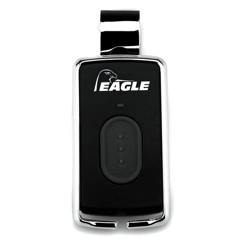 One Button Visor Remote Transmitter For Chrome Gate Receiver EG650 EG652, 433.92MHz Rolling Code, Battery Included, front view