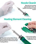 Guide to cleaning desoldering soldering iron kit with solder sucker pump auto temperature regulation shorter handle
