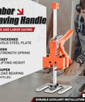 Heavy Duty 2 Pack Furniture Lifter Arms, Labor Saving Arm Jack For Moving Couches And Appliances, steel handle with high load capacity.