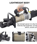 GFJYKDL 1800W Electric Hydraulic Rebar Bender For Round Steel Up To 36mm With Pure Copper Motor Ergonomic Grip showing lightweight construction and handle.