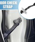 Nissan Altima Front Door Hinges With Multi Level Door Limiter, Heavy Duty Stop Strap For 2015 2016 2017 2018 close-up view