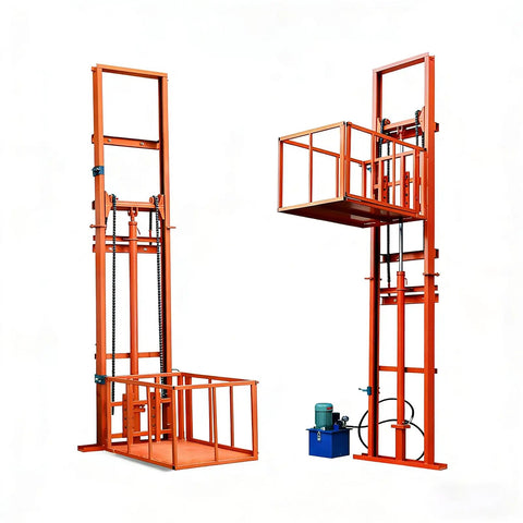 Heavy Duty Hydraulic Cargo Lift Built Hardcore For Shop Crews Loading Big Gear Solid Rust Resistant Steel, 2200lb capacity.
